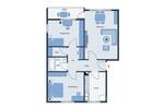 Etagenwohnung Kiel Mettenhof - 3 Zimmer, 67 m&sup2;, 159.000&euro; | Angebot:26017614