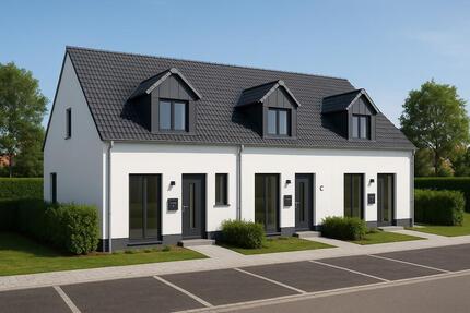 Helles familienfreundliches Neubaureihenhaus im Grünen KfW zimmer