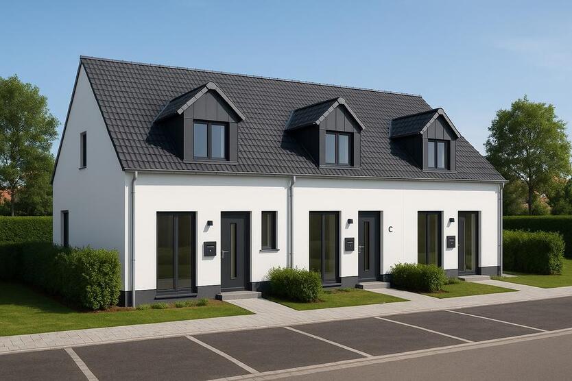 Helles familienfreundliches Neubaureihenhaus im Grünen KfW zimmer