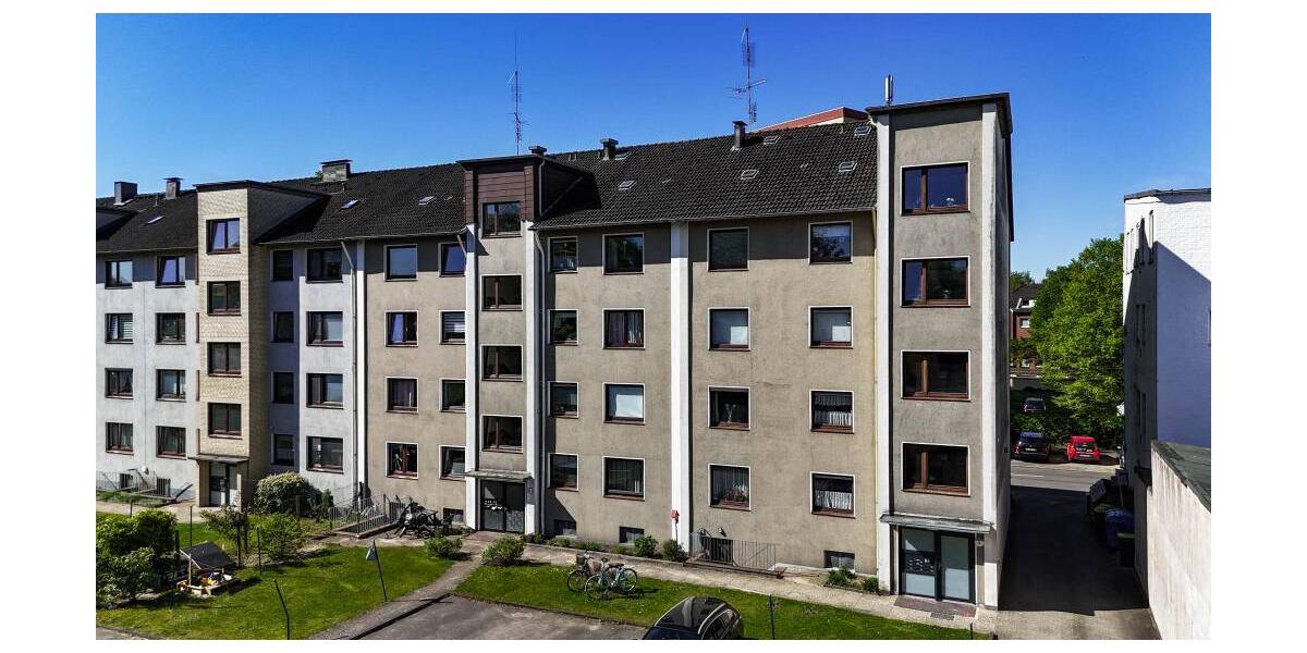 Etagenwohnung Neumünster Innenstadt - 2 Zimmer, 60 m&sup2;, 109.000&euro; | Angebot:26572692