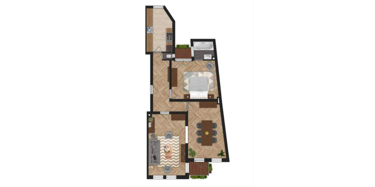 Etagenwohnung Kiel Ravensberg - 3 Zimmer, 84 m&sup2;, 250.000&euro; | Angebot:25666601
