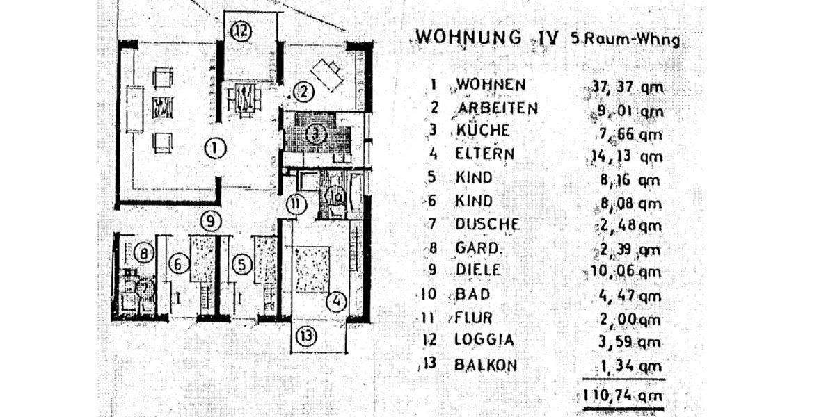 Etagenwohnung Heikendorf Altheikendorf - 5 Zimmer, 110 m&sup2;, 395.000&euro; | Angebot:24780951