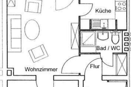 Wohnung Kiel Ellerbek - 2 Zimmer, 45 m&sup2;, 129.000&euro; | Angebot:19219903