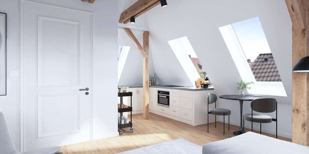 Etagenwohnung Kiel Hassee - 1 Zimmer, 31 m&sup2;, 153.000&euro; | Angebot:26027656
