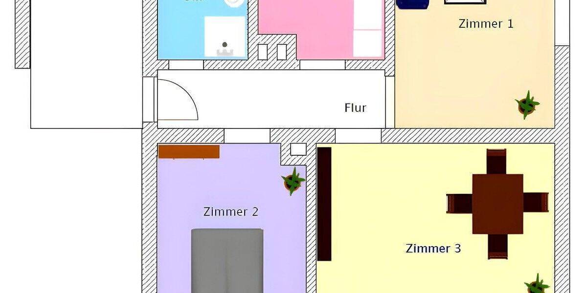 Etagenwohnung Kiel Hassee - 2 Zimmer, 78 m&sup2;, 800&euro; | Angebot:26825329