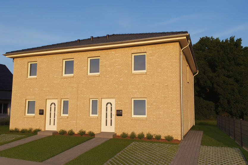 *Erstbezug* Stadtvilla-Doppelhaushälfte links mit Garten, 145m²