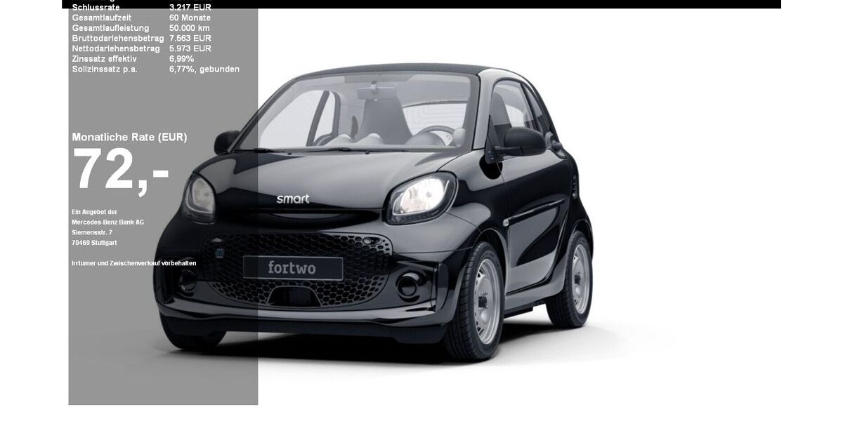 Smart ForTwo 13.122 km 8.890 &euro; Kiel 24109