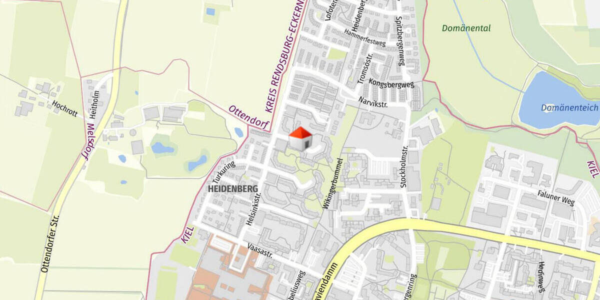 Etagenwohnung Kiel Mettenhof - 3 Zimmer, 82 m&sup2;, 816&euro; | Angebot:26273005