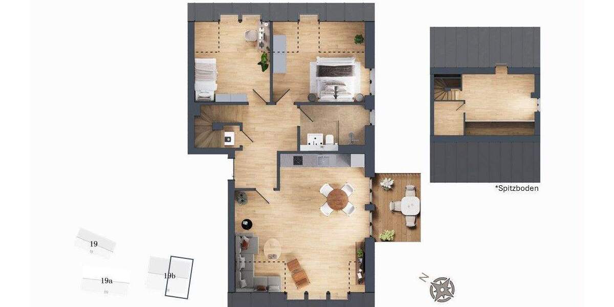 Etagenwohnung Eckernförde - 3 Zimmer, 95 m&sup2;, 798.000&euro; | Angebot:25744778