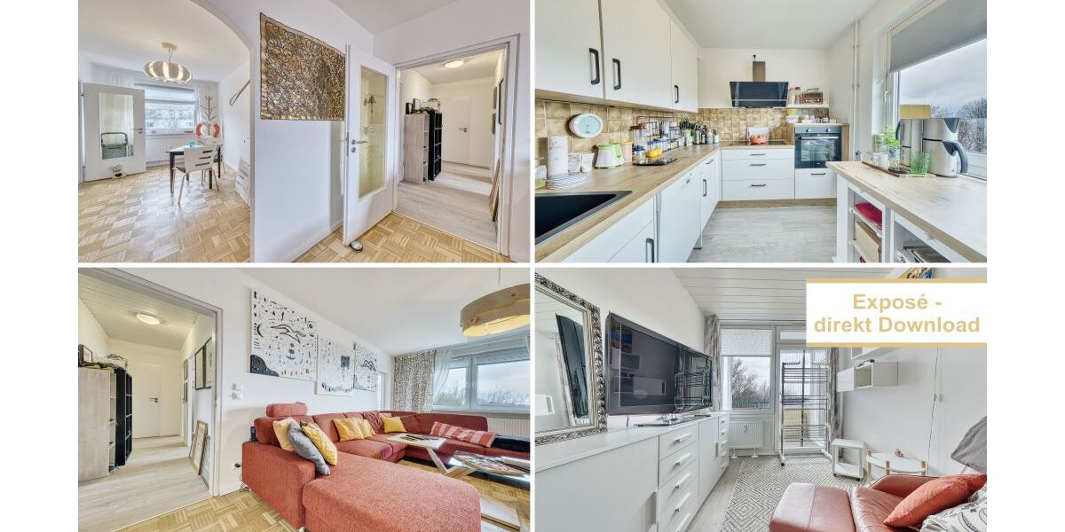 Ihr neues Zuhause mit viel Platz – stilvolle 5-Zimmer-Wohnung mit Komfort. - Etagenwohnung Kiel / Mettenhof Mettenhof | Angebot:26100055
