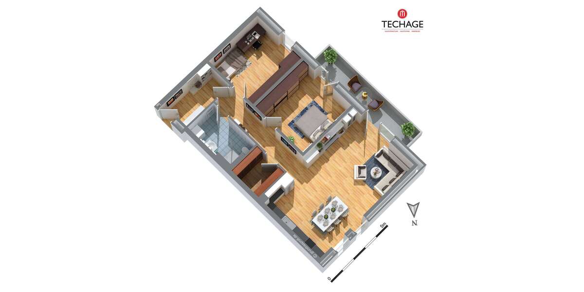 Etagenwohnung Kronshagen - 3 Zimmer, 96 m&sup2;, 1.630&euro; | Angebot:26795456
