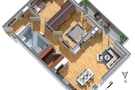 Wohnung Kronshagen - 3 Zimmer, 96 m&sup2;, 1.630&euro; | Angebot:26795456