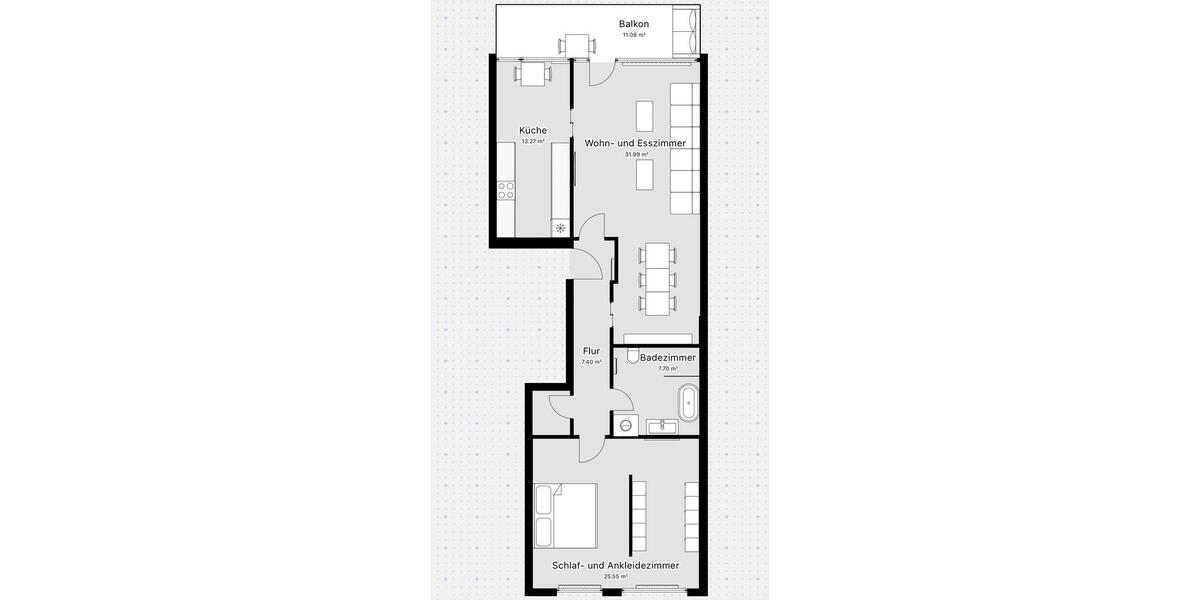 Etagenwohnung Kiel Elmschenhagen - 2.5 Zimmer, 85 m&sup2;, 295.000&euro; | Angebot:24755718
