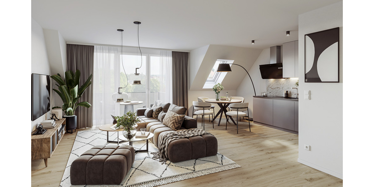 Etagenwohnung Eckernförde - 2 Zimmer, 53 m&sup2;, 289.000&euro; | Angebot:25780066