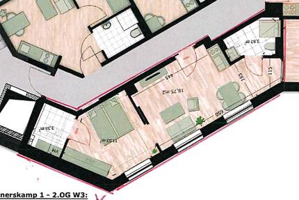 Wohnung in Flintbek 2 zimmer