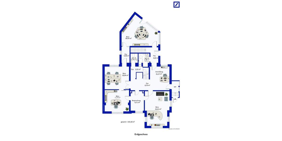 Gewerbeobjekt Neumünster Innenstadt - 1 Zimmer, 540.000&euro; | Angebot:25050913