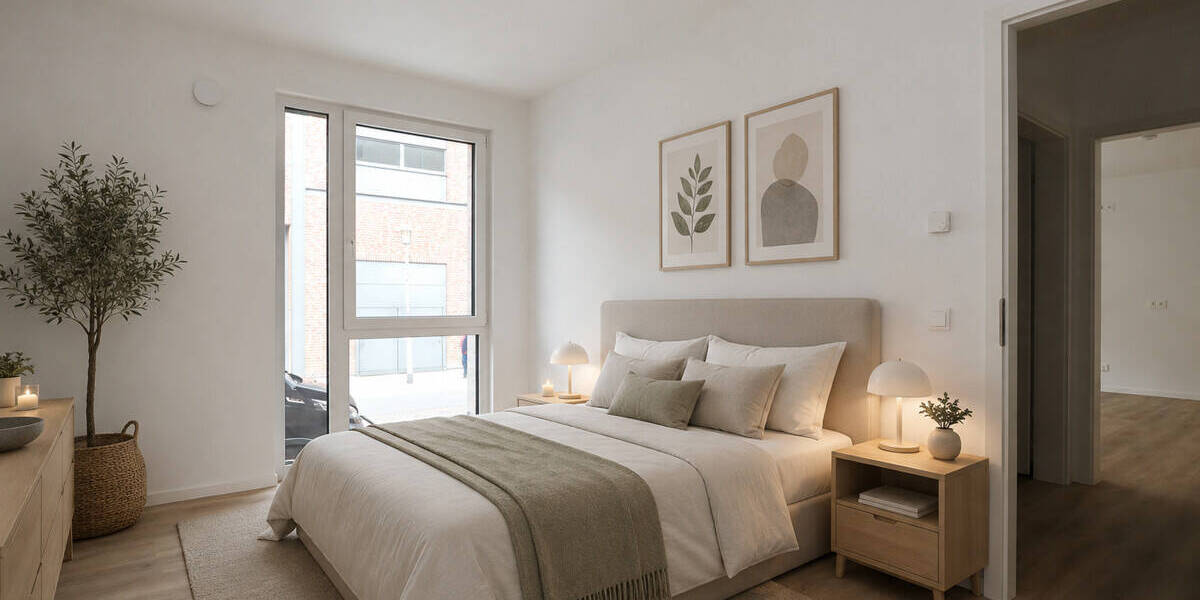 Etagenwohnung Neumünster Innenstadt - 2 Zimmer, 52 m&sup2;, 242.500&euro; | Angebot:26544513