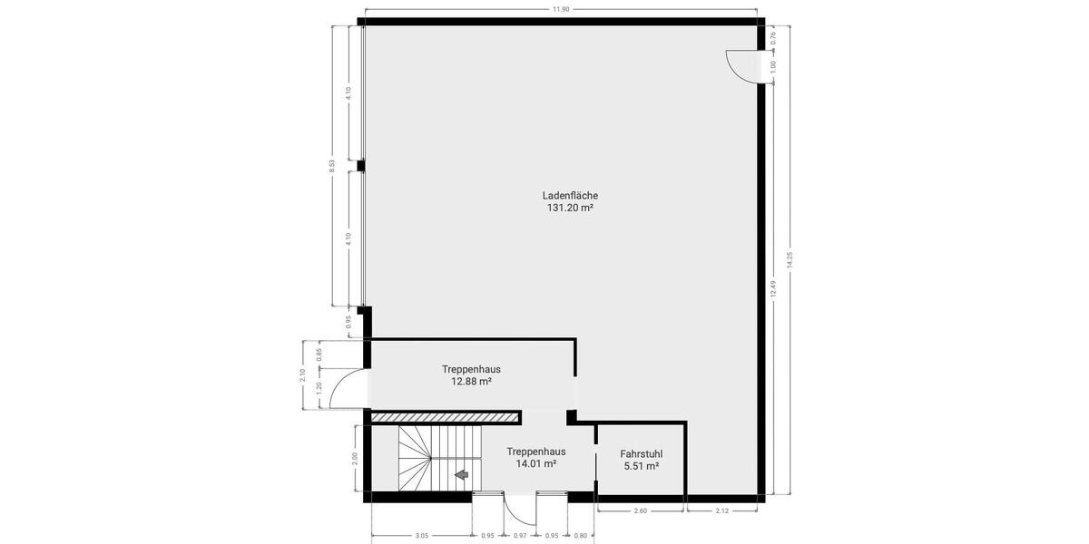 PROVISIONSFREI - Vielseitige Gewerbefläche | Erdgeschoss| großer Fensterfront – attraktive Lage in Kiel-Friedrichsort zimmer