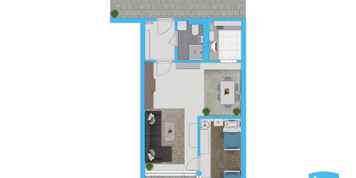 Etagenwohnung Wendtorf Marina Wendtorf - 1 Zimmer, 39 m&sup2;, 145.000&euro; | Angebot:25702164