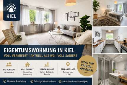 Wohnung Kiel Friedrichsort - 3 Zimmer, 73 m&sup2;, 199.000&euro; | Angebot:26779958