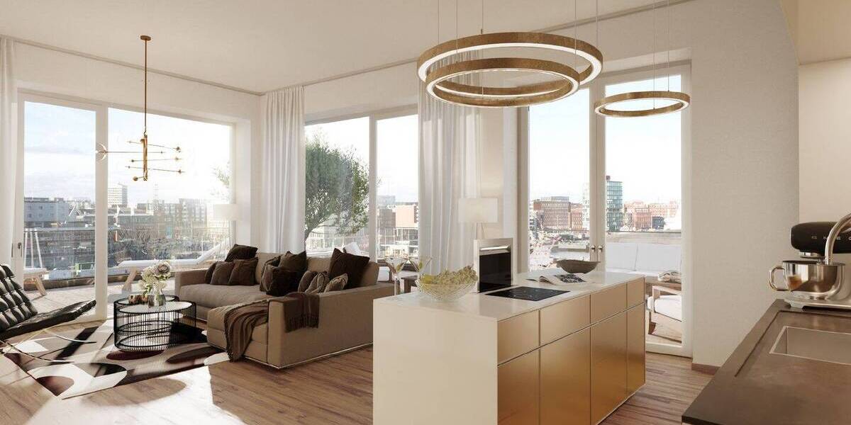 Etagenwohnung Kiel Gaarden-Ost - 2 Zimmer, 51 m&sup2;, 286.700&euro; | Angebot:25768898