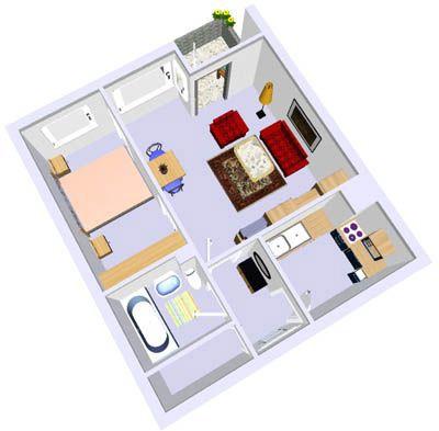 Erdgeschoßwohnung Kiel Ellerbek - 1.5 Zimmer, 51 m&sup2;, 540&euro; | Angebot:26555876