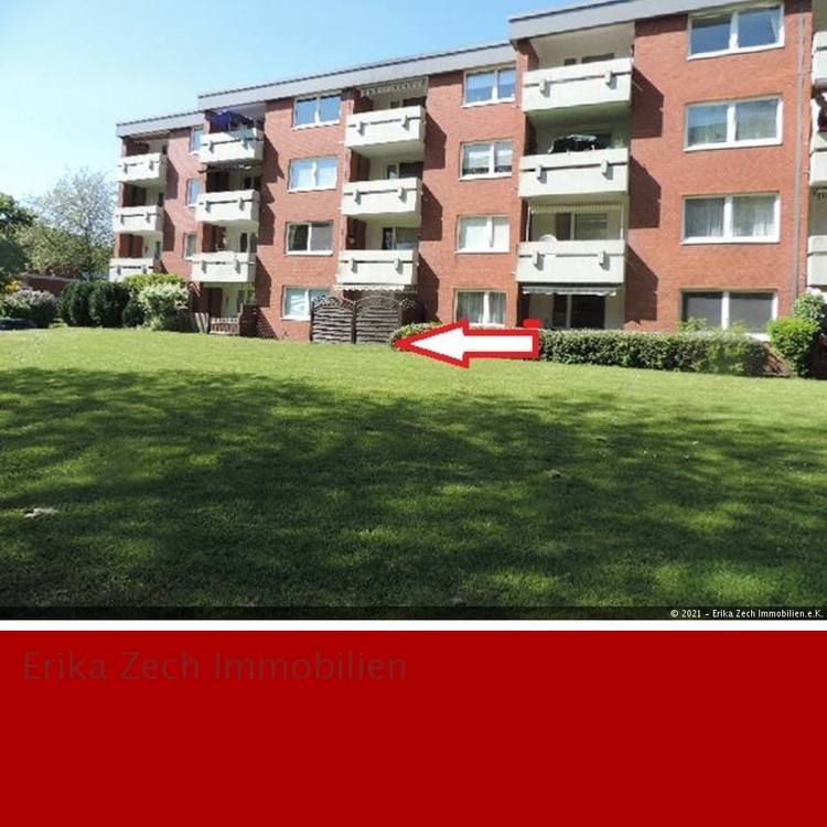 Gut aufgeteilte Wohnung mit Terrasse in 24539 Neumünster 3 zimmer