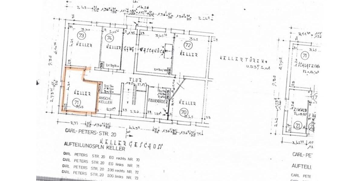 Erdgeschoßwohnung Kiel Neumühlen-Dietrichsdorf - 3 Zimmer, 51 m&sup2;, 165.000&euro; | Angebot:25807351