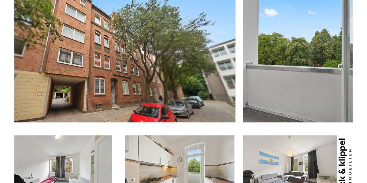 Etagenwohnung Kiel Hassee - 2 Zimmer, 46 m&sup2;, 159.000&euro; | Angebot:27146321