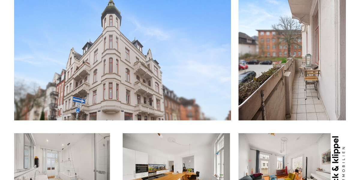 Etagenwohnung Kiel - 5 Zimmer, 116 m&sup2;, 439.000&euro; | Angebot:26042371