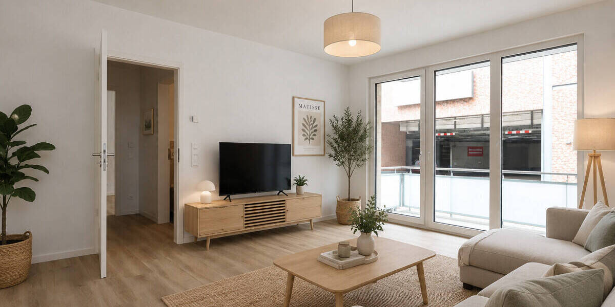 Etagenwohnung Neumünster Innenstadt - 2 Zimmer, 52 m&sup2;, 242.500&euro; | Angebot:26544513