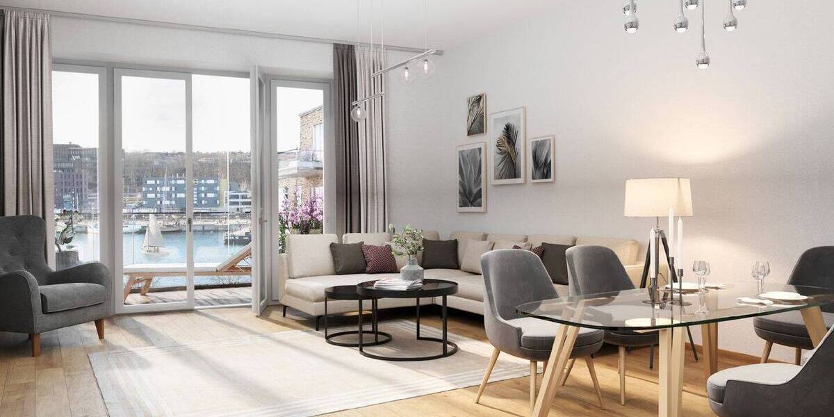 Etagenwohnung Kiel Gaarden-Ost - 2 Zimmer, 51 m&sup2;, 286.700&euro; | Angebot:25768898