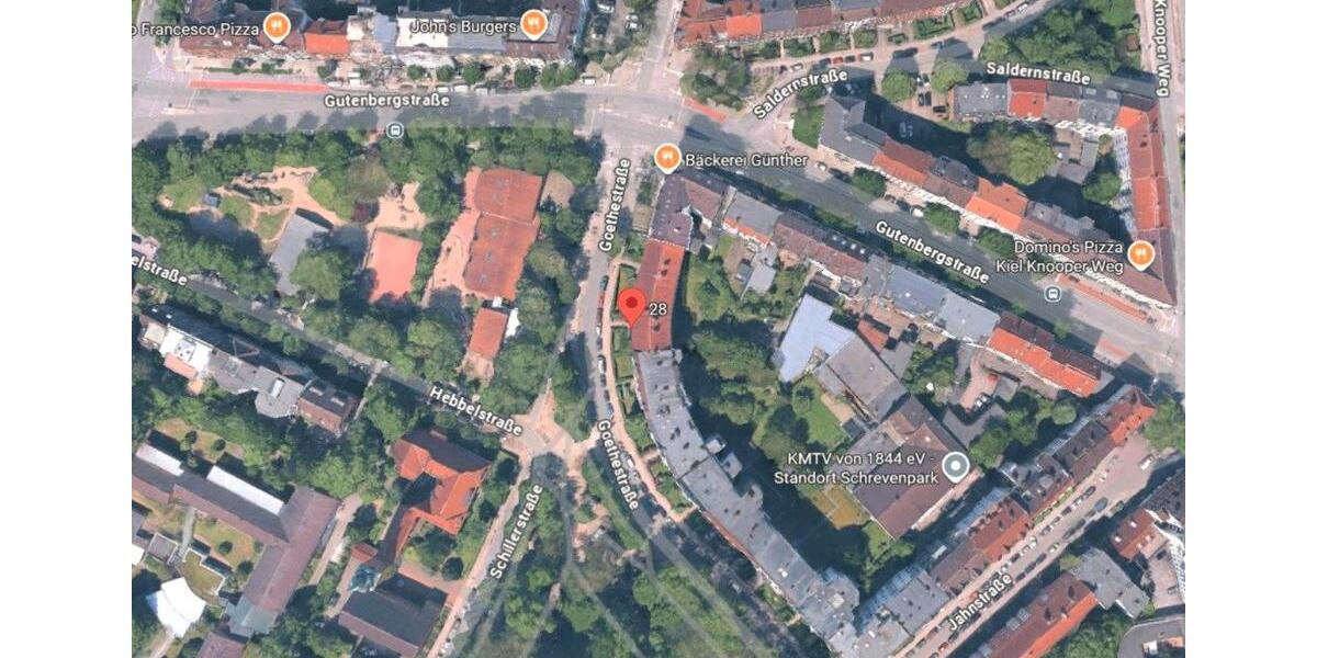 Etagenwohnung Kiel Schreventeich - 1 Zimmer, 30 m&sup2;, 149.000&euro; | Angebot:26365485