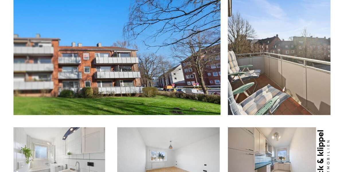 Etagenwohnung Kiel / Hassee Hassee - 2.5 Zimmer, 63 m&sup2;, 214.000&euro; | Angebot:25934933