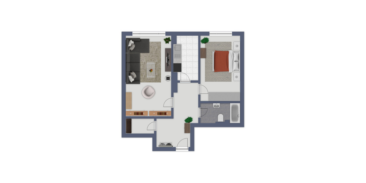 Etagenwohnung Kiel Neumühlen-Dietrichsdorf - 2 Zimmer, 76 m&sup2;, 630&euro; | Angebot:26142444