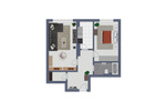 Etagenwohnung Kiel Neumühlen-Dietrichsdorf - 2 Zimmer, 76 m&sup2;, 630&euro; | Angebot:26142444