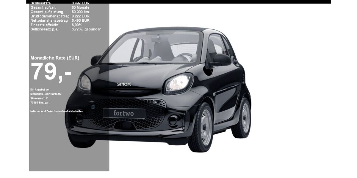 Smart ForTwo 10.312 km 9.990 &euro; Kiel 24109