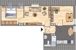 Dachgeschoßwohnung Kiel Gaarden-Ost - 2.5 Zimmer, 43 m&sup2;, 439&euro; | Angebot:26652629