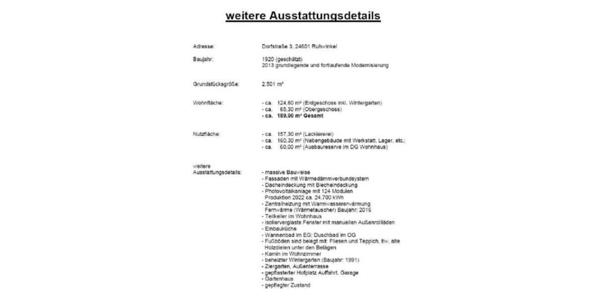 Einfamilienhaus Ascheberg (Holstein) - 565.000&euro; | Angebot:26477214