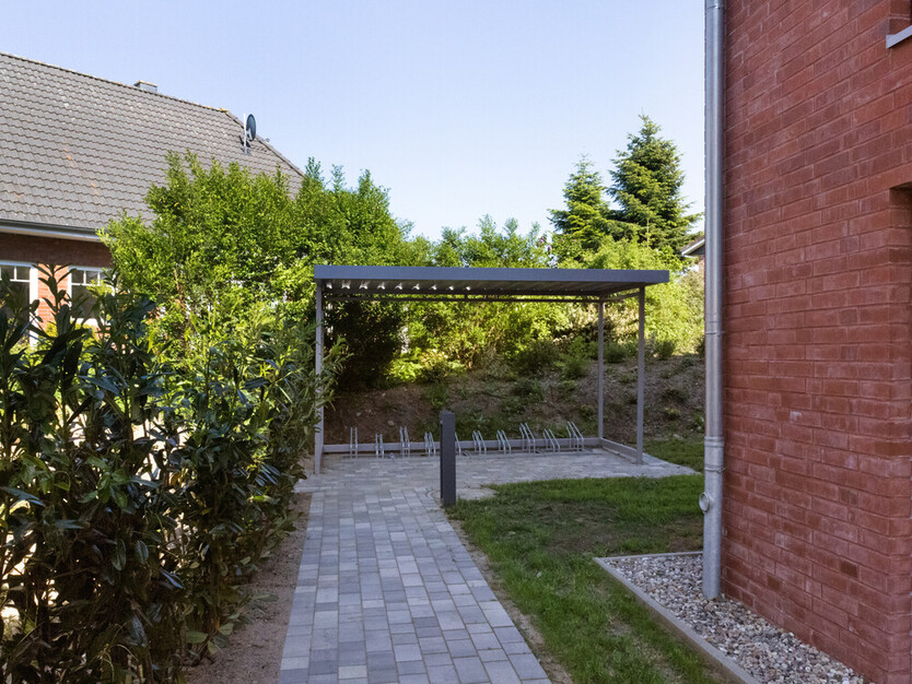 Erdgeschoßwohnung nach KFW40 EE Standard im Zentrum von Rieseby!