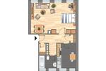 Etagenwohnung Kiel Gaarden-Ost - 1 Zimmer, 50 m&sup2;, 469&euro; | Angebot:26672363