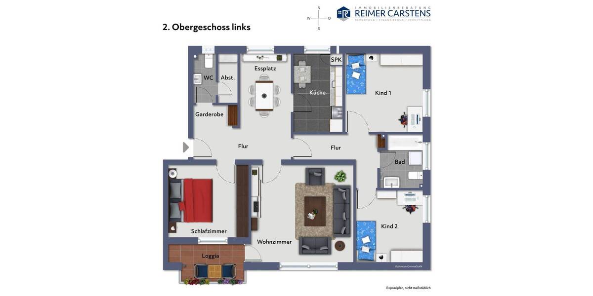 Etagenwohnung Büdelsdorf - 4 Zimmer, 102 m&sup2;, 174.000&euro; | Angebot:26343610