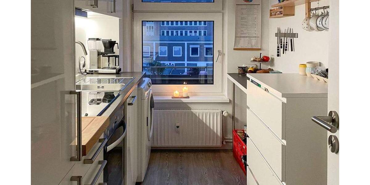 Etagenwohnung Kiel Südfriedhof - 2 Zimmer, 48 m&sup2;, 165.000&euro; | Angebot:25523376