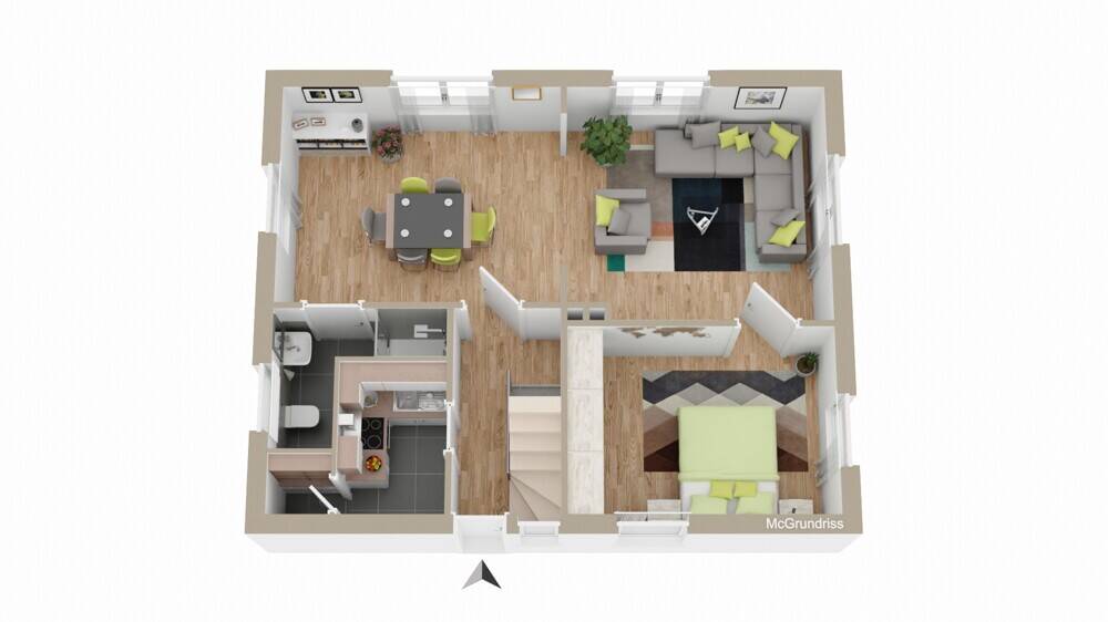 Einfamilienhaus Schönberg - 5 Zimmer, 92 m&sup2;, 329.000&euro; | Angebot:26778584