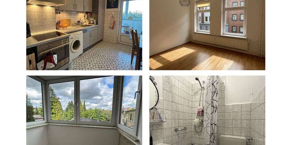 Etagenwohnung Kiel Hassee - 2 Zimmer, 51 m&sup2;, 149.900&euro; | Angebot:25256769