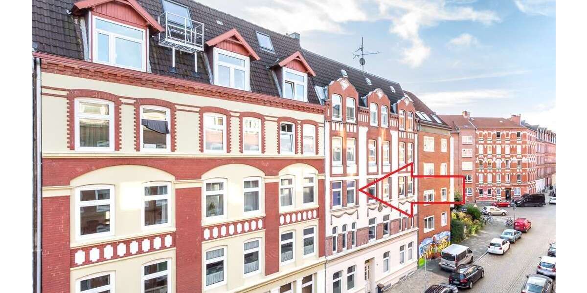 Etagenwohnung Kiel Südfriedhof - 2 Zimmer, 44 m&sup2;, 129.000&euro; | Angebot:26808563