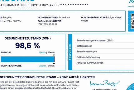 Peugeot 208 44.468 km 18.480 &euro; Neumünster 24539
