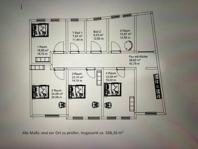 Etagenwohnung Molfsee - 5 Zimmer, 166 m&sup2;, 2.500&euro; | Angebot:25945743