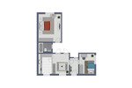 Etagenwohnung Melsdorf - 2 Zimmer, 64 m&sup2;, 499&euro; | Angebot:25592903