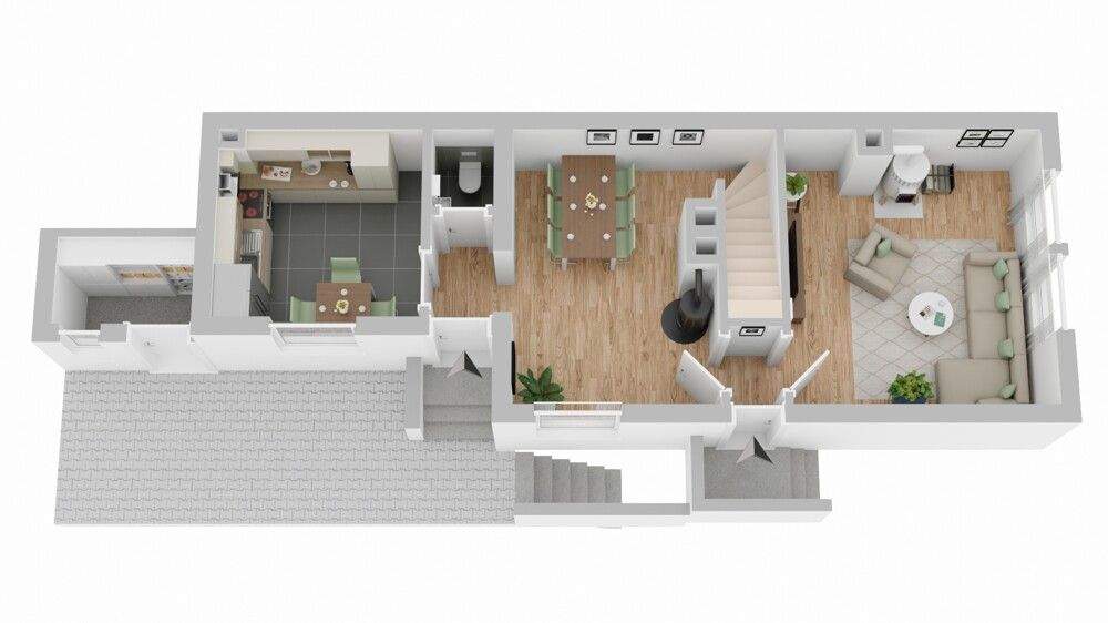 Doppelhaushälfte Kiel Ellerbek - 4 Zimmer, 76 m&sup2;, 269.000&euro; | Angebot:25772848